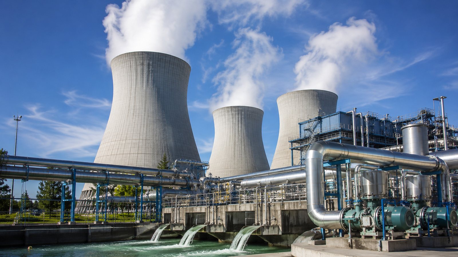 Industrial cooling towers and wet scrubbers