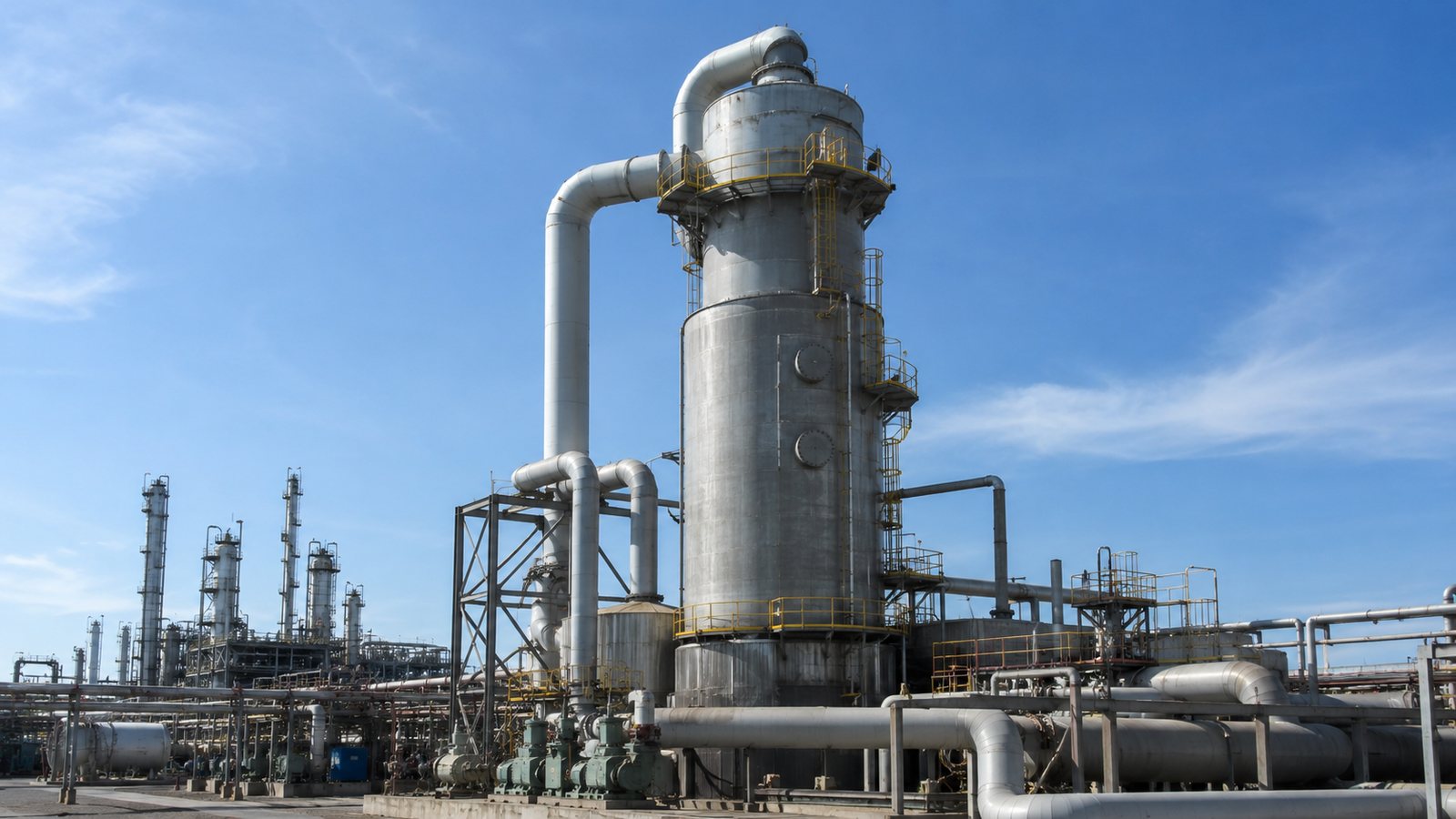 Wet scrubber tower for H2S removal